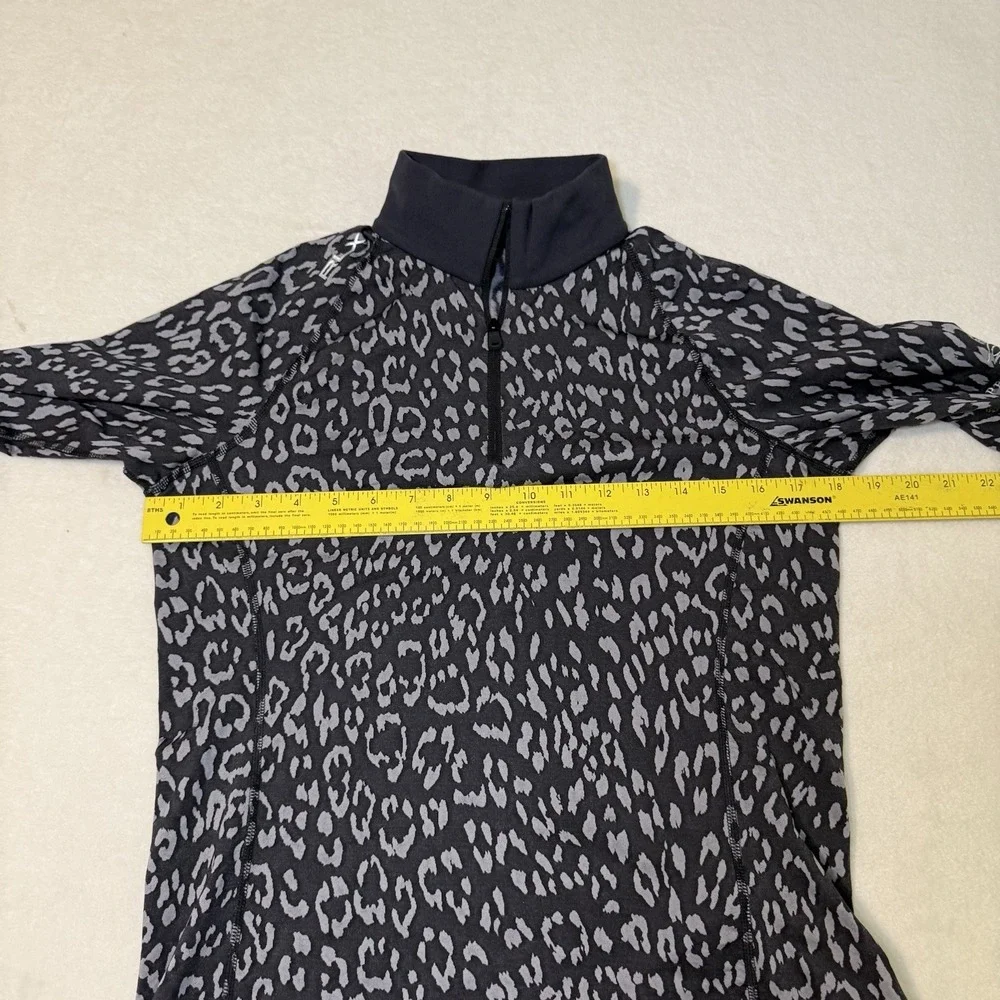 RLX Ralph Lauren 1/4 Zip Pullover Women's Small Leopard Pelican Hill Golf - Picture 7 of 14